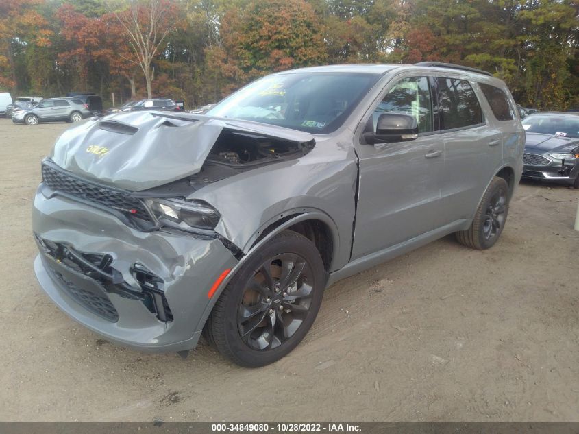 2022 DODGE DURANGO GT PLUS VIN: 1C4RDJDG1NC187313