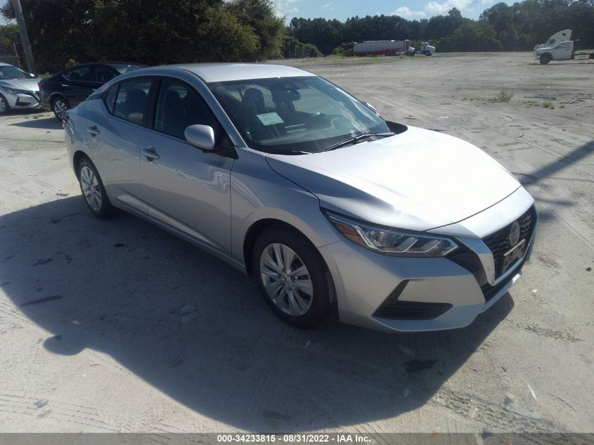 2022 NISSAN SENTRA S VIN: 3N1AB8BVXNY286025