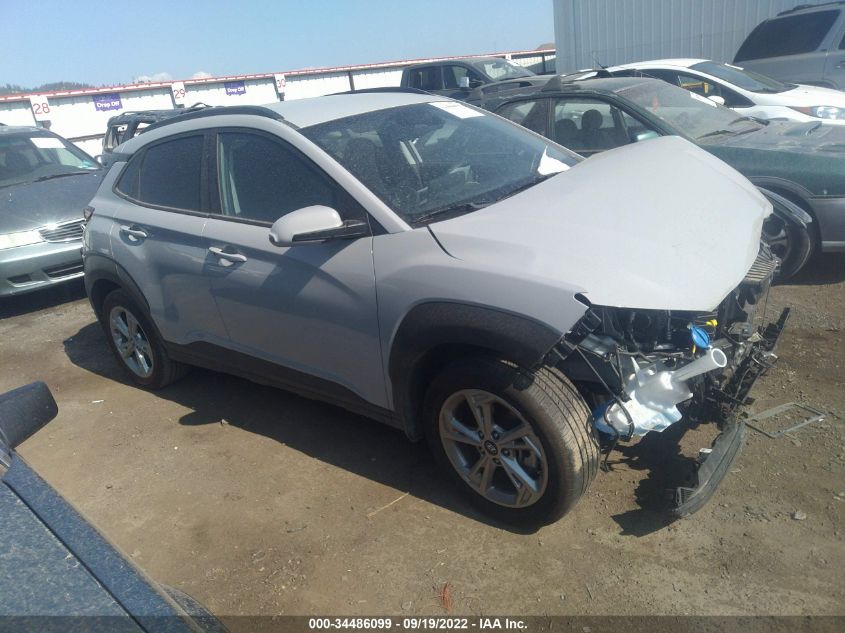 2022 HYUNDAI KONA SEL VIN: KM8K6CAB7NU816398