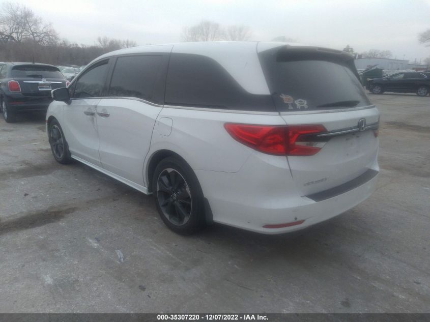 2021 HONDA ODYSSEY ELITE VIN: 5FNRL6H99MB000381