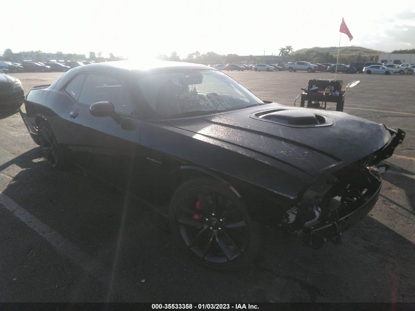 2020 DODGE CHALLENGER R/T VIN: 2C3CDZBT6LH124596