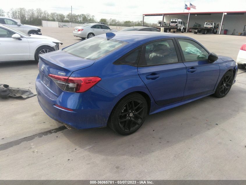 2023 HONDA CIVIC SEDAN SPORT VIN: 2HGFE2F50PH504940