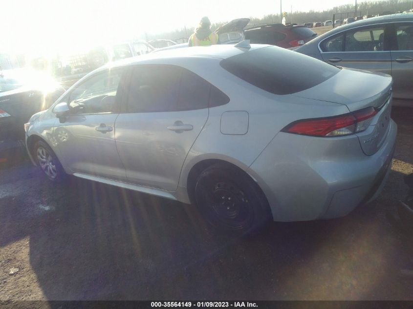 2022 TOYOTA COROLLA LE VIN: 5YFEPMAE6NP319905