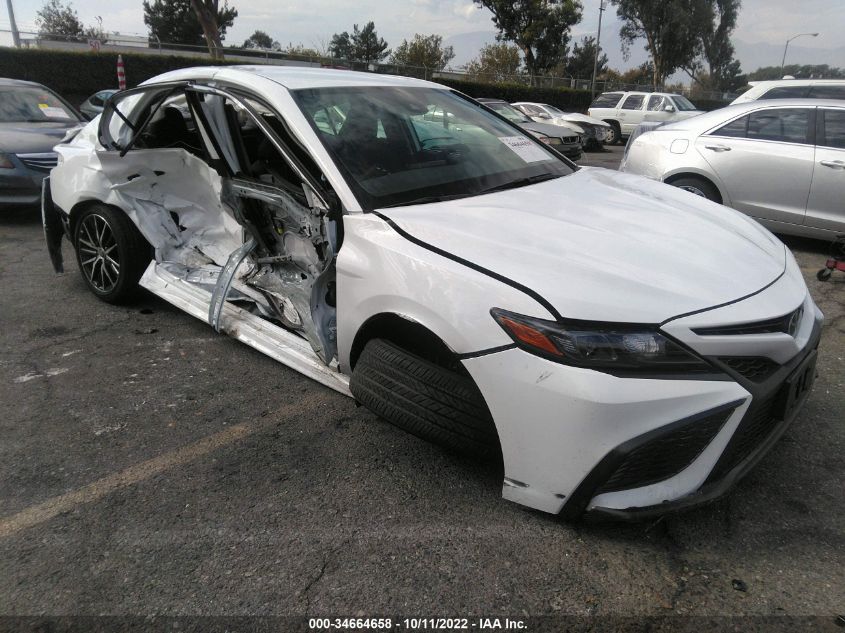 2022 TOYOTA CAMRY SE VIN: 4T1G11AK2NU717139