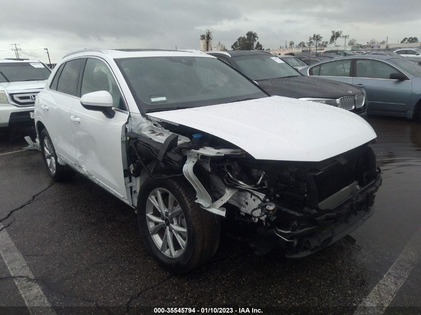 2021 AUDI Q3 S LINE PREMIUM VIN: WA1DECF31M1049210