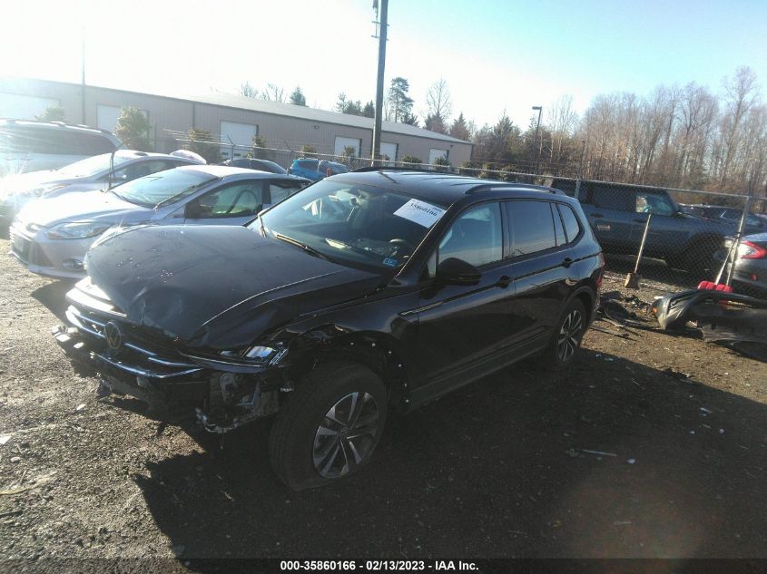 2022 VOLKSWAGEN TIGUAN S VIN: 3VV1B7AX5NM109305