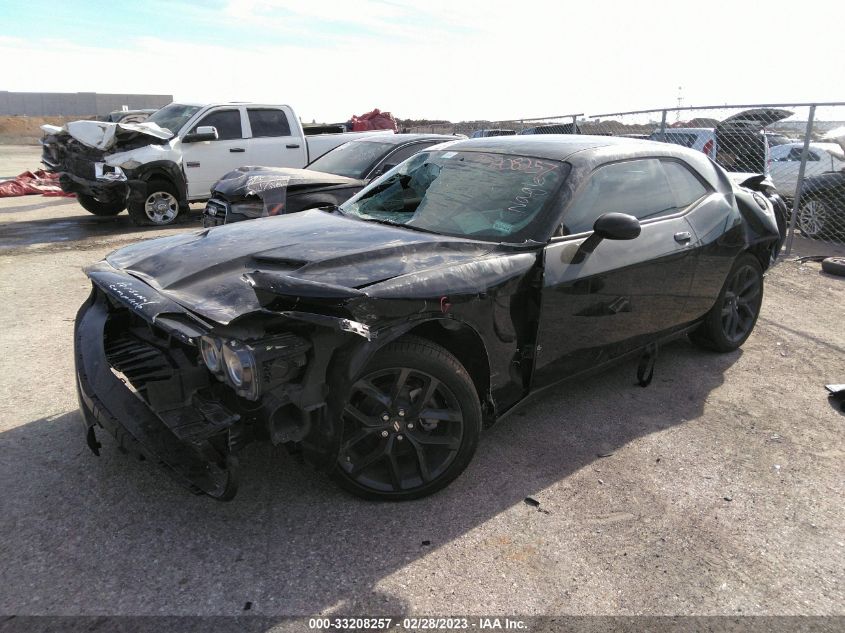 2022 DODGE CHALLENGER SXT VIN: 2C3CDZAG4NH128265