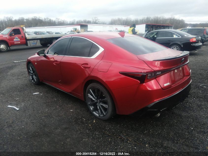 2021 LEXUS IS IS 350 F SPORT VIN: JTHGZ1E21M5022617