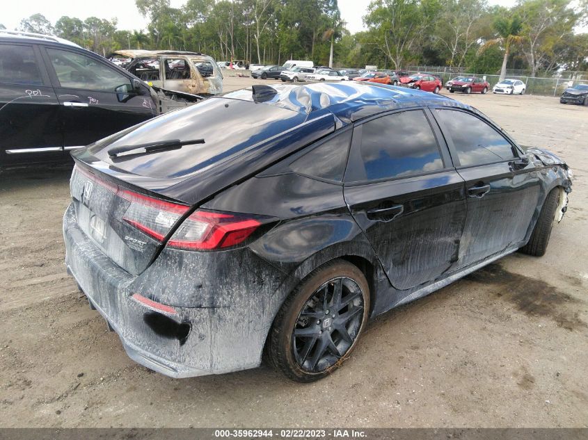 2022 HONDA CIVIC HATCHBACK SPORT VIN: 19XFL2H89NE005199