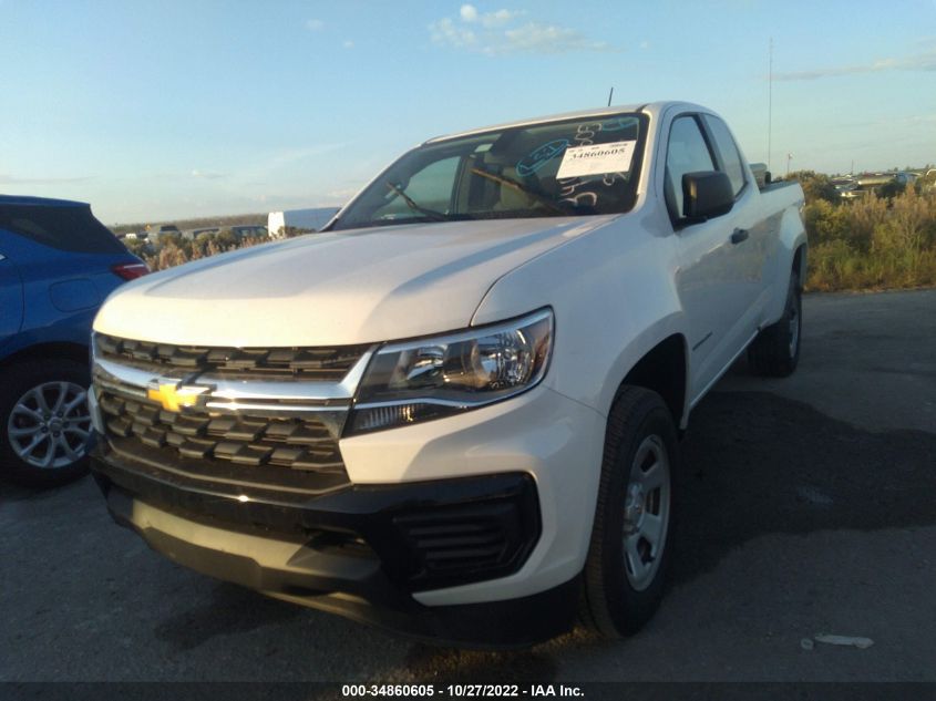 2022 CHEVROLET COLORADO 2WD WORK TRUCK VIN: 1GCHSBEN1N1113826