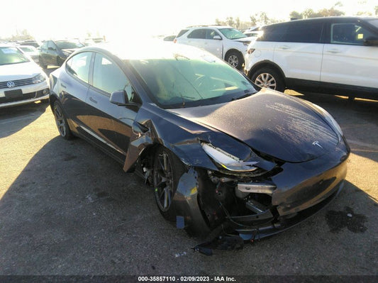 2022 TESLA MODEL 3 LONG RANGE VIN: 5YJ3E1EB5NF275760