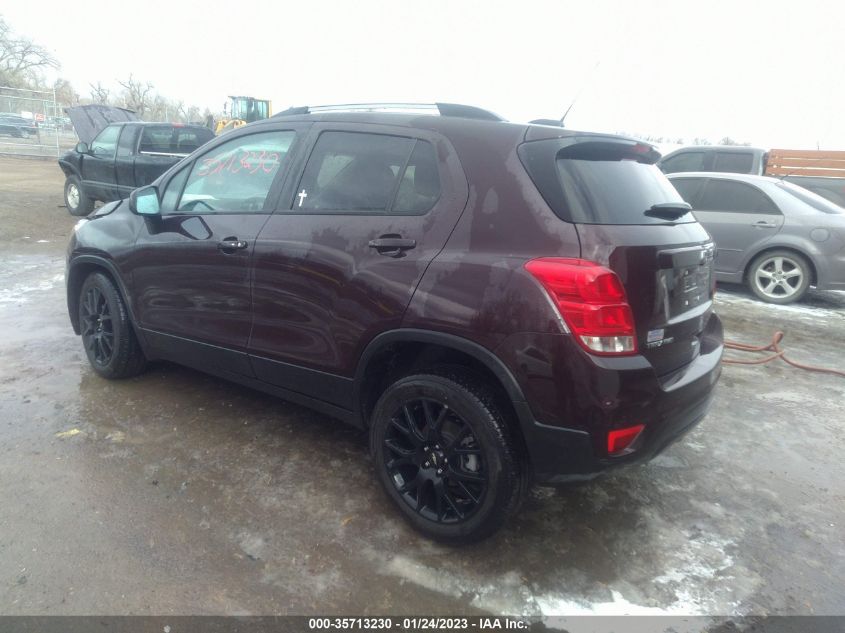 2022 CHEVROLET TRAX LT VIN: KL7CJPSMXNB521240