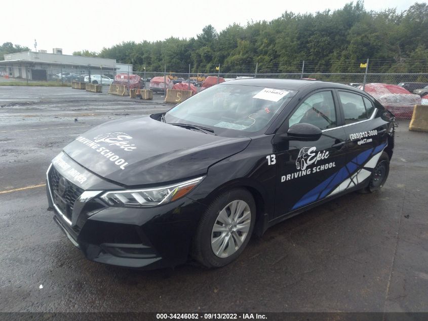 2021 NISSAN SENTRA S VIN: 3N1AB8BV8MY245617