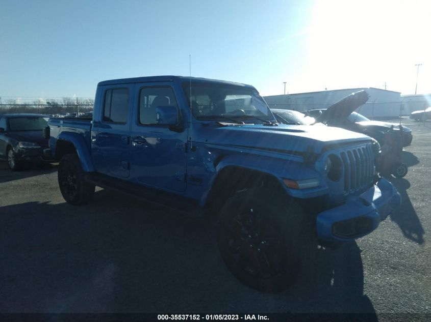 2022 JEEP GLADIATOR HIGH ALTITUDE VIN: 1C6HJTFGXNL166142