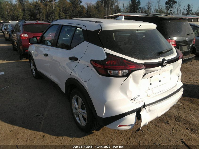 2022 NISSAN KICKS S VIN: 3N1CP5BV6NL503057
