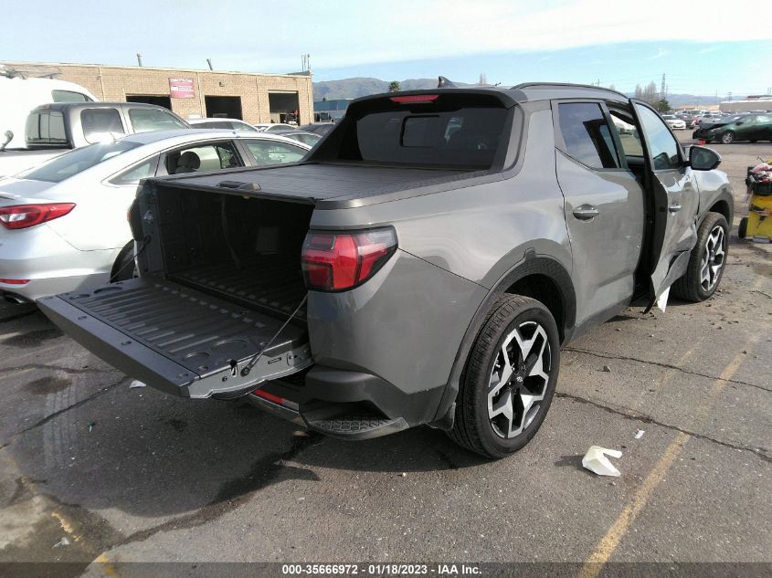 2022 HYUNDAI SANTA CRUZ LIMITED VIN: 5NTJEDAF1NH030782