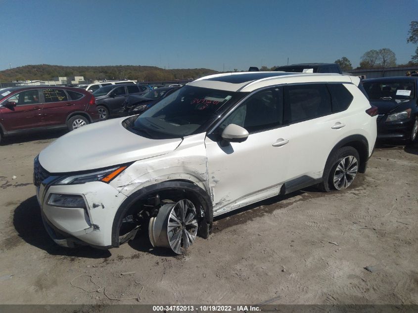 2021 NISSAN ROGUE SV VIN: JN8AT3BA2MW009308