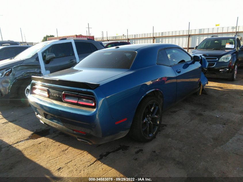 2021 DODGE CHALLENGER SXT VIN: 2C3CDZAG8MH555916