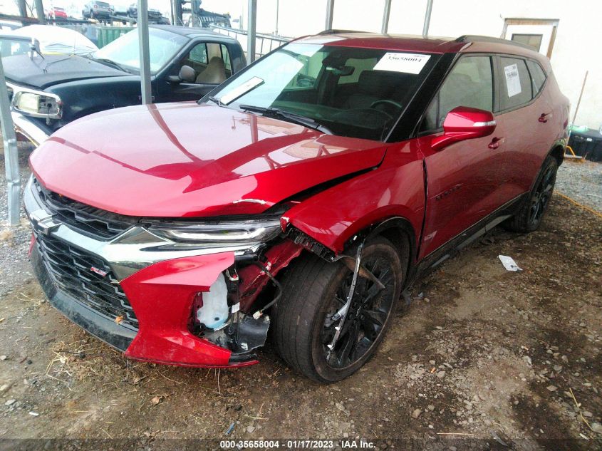 2021 CHEVROLET BLAZER RS VIN: 3GNKBKRS7MS549252