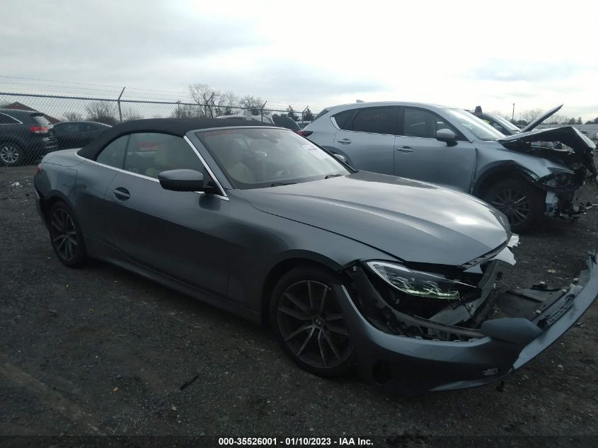 2021 BMW 4 SERIES 430I VIN: WBA23AT06MCG82856