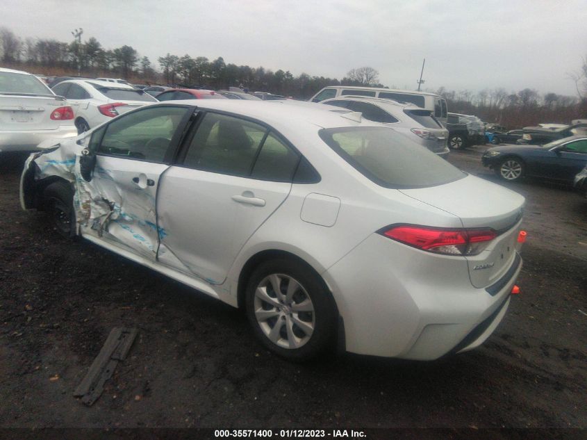 2022 TOYOTA COROLLA LE VIN: JTDEPMAE4N3013245