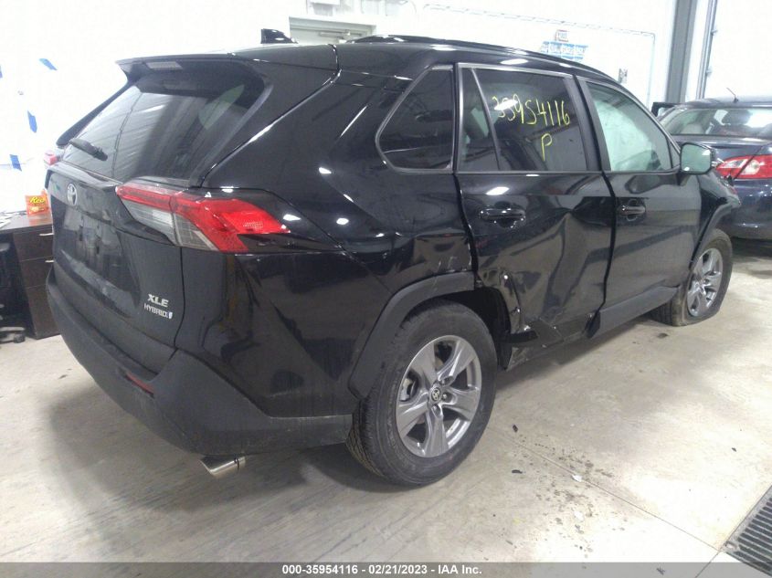 2022 TOYOTA RAV4 HYBRID XLE VIN: 4T3RWRFV8NU068143