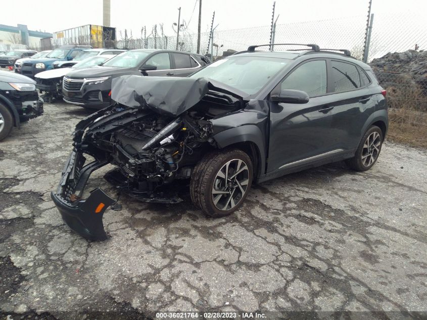 2022 HYUNDAI KONA LIMITED VIN: KM8K5CA31NU913897