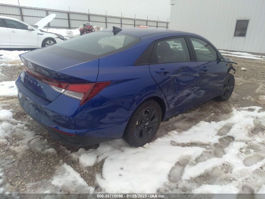2022 HYUNDAI ELANTRA SEL VIN: KMHLM4AG7NU330721