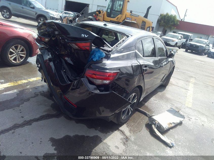 2021 NISSAN SENTRA SV VIN: 3N1AB8CV0MY241950