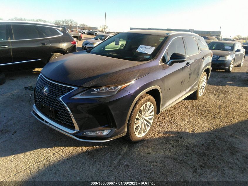 2022 LEXUS RX RX 450HL LUXURY VIN: JTJJGKFA7N2028897