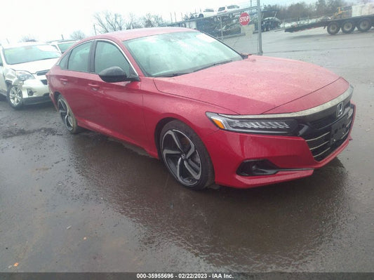 2022 HONDA ACCORD SEDAN SPORT VIN: 1HGCV1F30NA058232