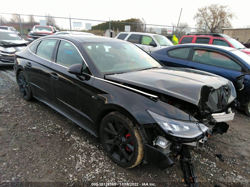 2022 HYUNDAI SONATA N LINE NIGHT EDITION VIN: 5NPEK4JCXNH146223