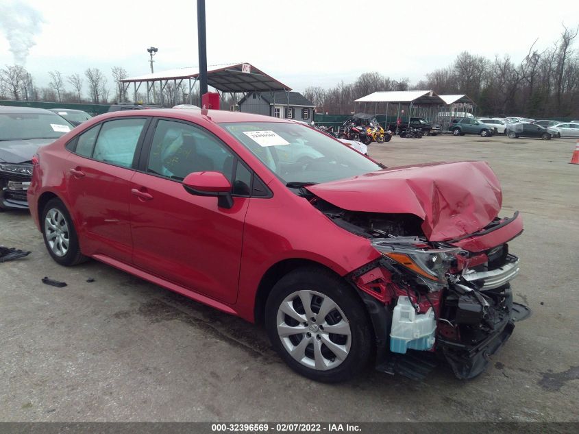 2020 TOYOTA COROLLA LE VIN: 5YFEPRAE6LP048435