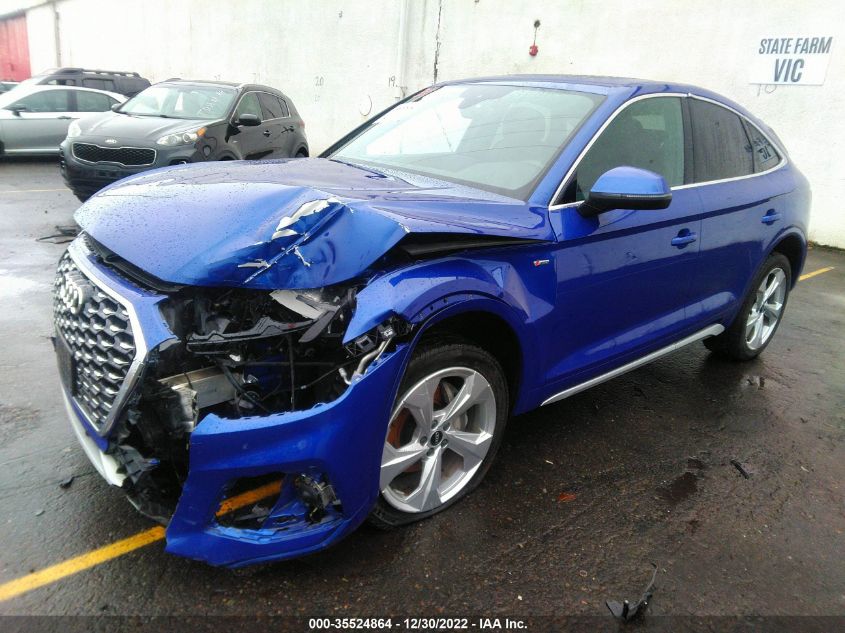 2021 AUDI Q5 SPORTBACK PREMIUM PLUS VIN: WA15AAFY4M2092692
