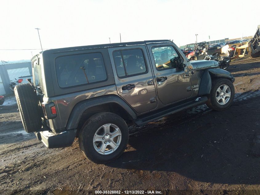 2020 JEEP WRANGLER UNLIMITED SPORT S VIN: 1C4HJXDG5LW346028
