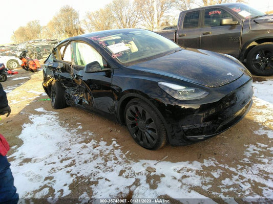2022 TESLA MODEL Y PERFORMANCE VIN: 7SAYGDEF4NF463760
