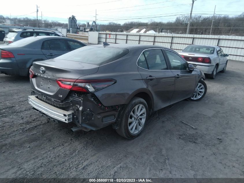 2022 TOYOTA CAMRY LE VIN: 4T1R11AK9NU705644