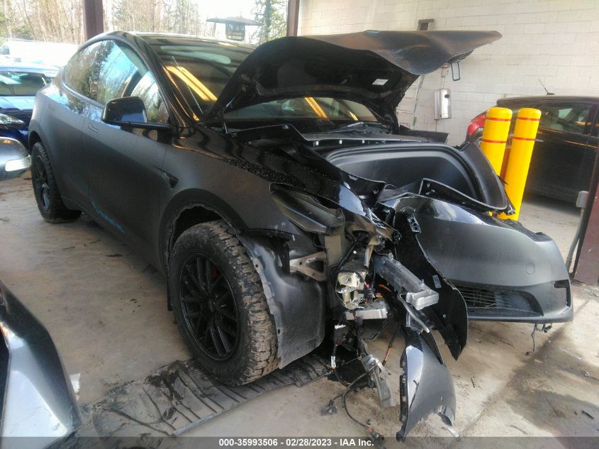 2022 TESLA MODEL Y PERFORMANCE VIN: 7SAYGDEF3NF554017