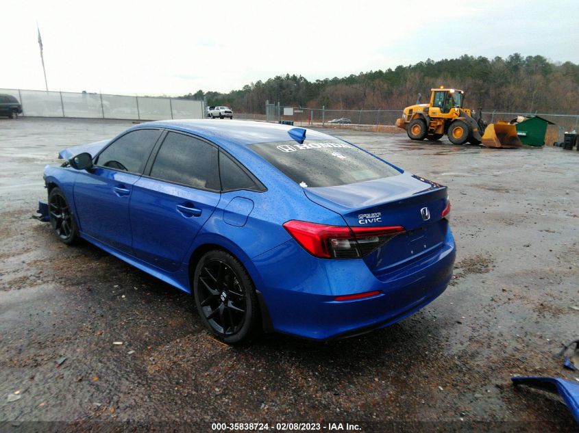 2022 HONDA CIVIC SEDAN SPORT VIN: 2HGFE2F53NH564210