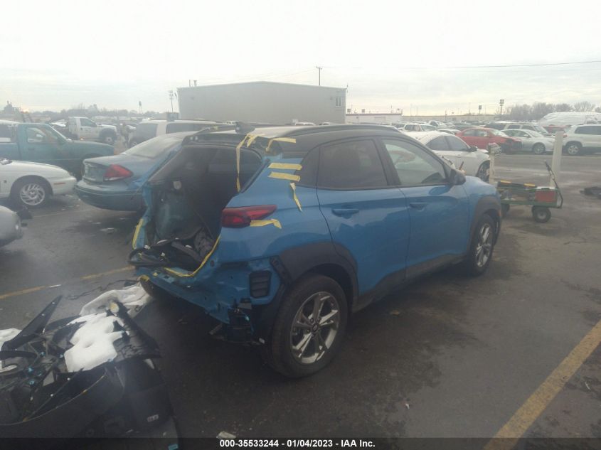 2022 HYUNDAI KONA SEL VIN: KM8K62AB9NU915282