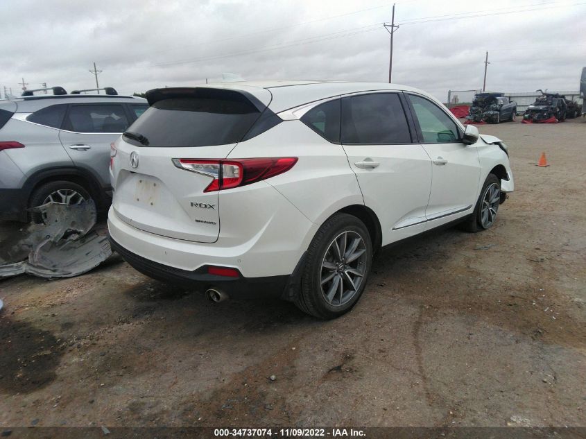 2020 ACURA RDX W/TECHNOLOGY PKG VIN: 5J8TC2H52LL041556