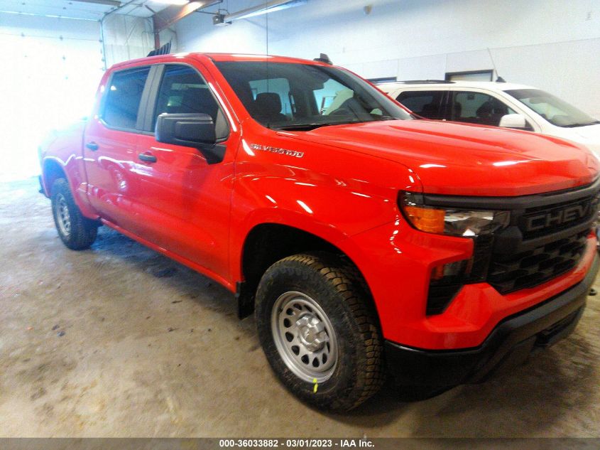 2023 CHEVROLET SILVERADO 1500 WORK TRUCK VIN: 1GCPDAEK5PZ222106