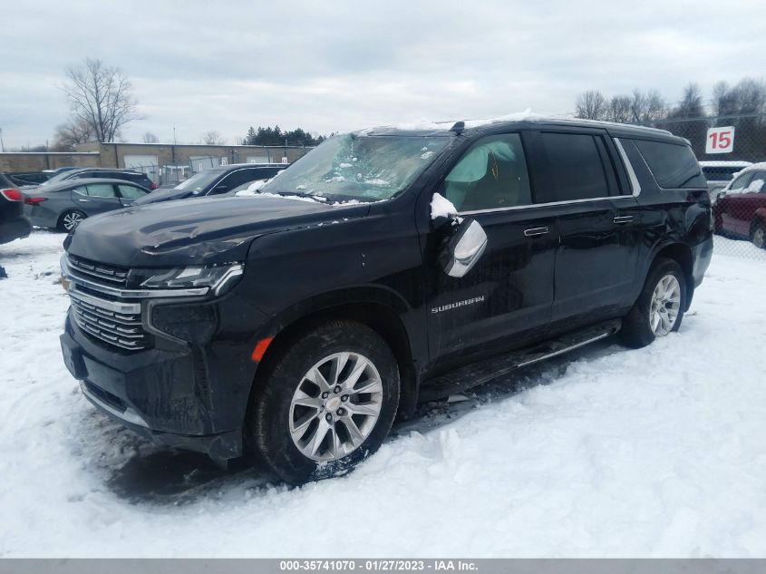 2021 CHEVROLET SUBURBAN PREMIER VIN: 1GNSKFKD7MR228186