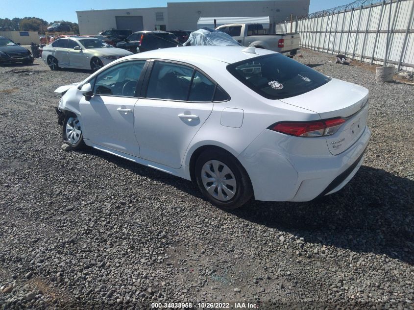 2021 TOYOTA COROLLA L VIN: 5YFDPMAEXMP192201