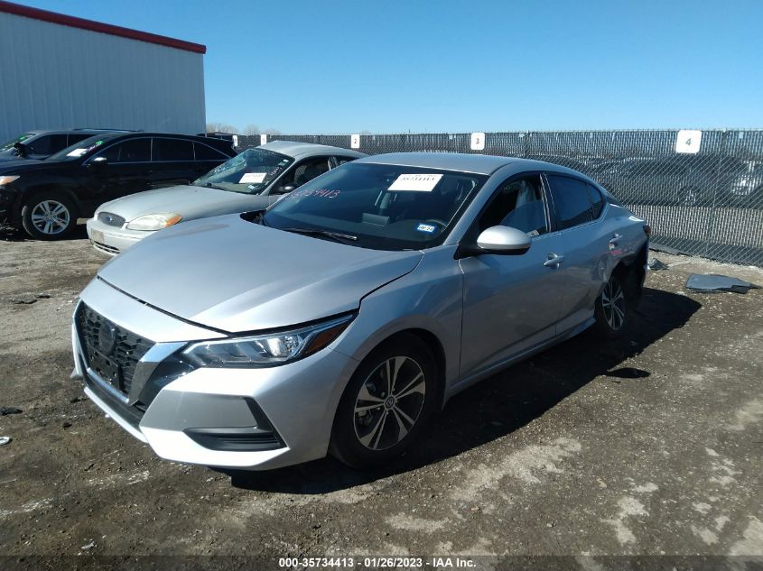 2022 NISSAN SENTRA SV VIN: 3N1AB8CV1NY297543