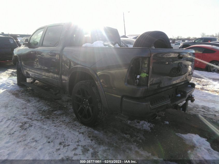 2022 RAM 1500 LARAMIE VIN: 1C6SRFJM9NN128788
