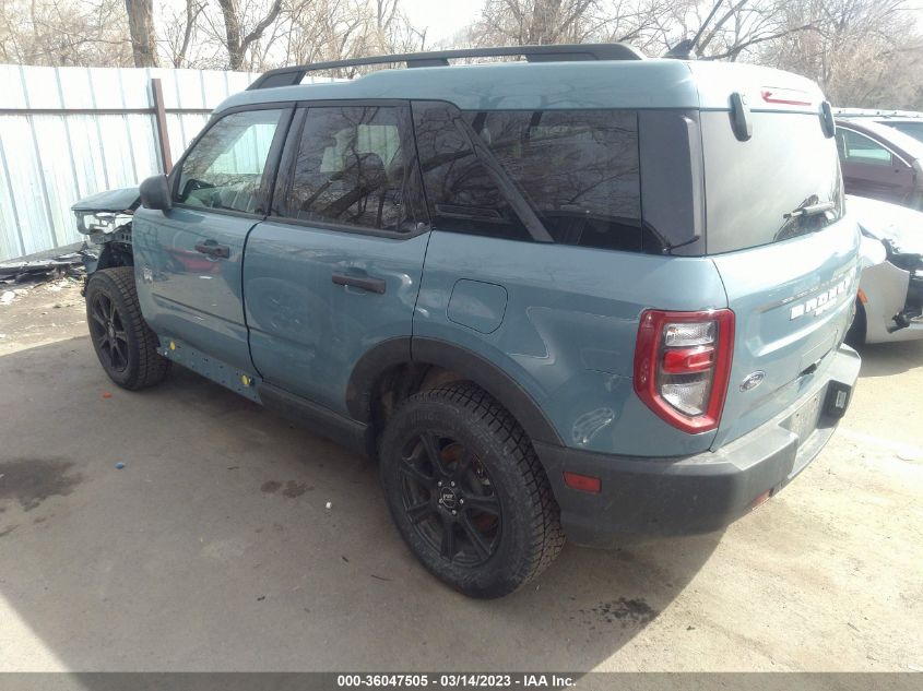 2022 FORD BRONCO SPORT BIG BEND VIN: 3FMCR9B66NRE07557