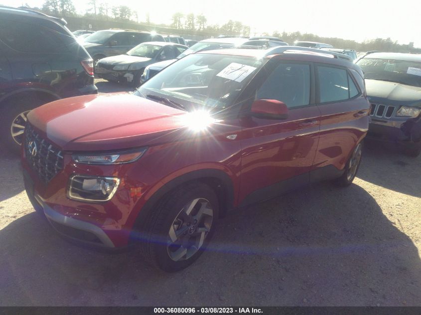 2022 HYUNDAI VENUE SEL VIN: KMHRC8A31NU142875