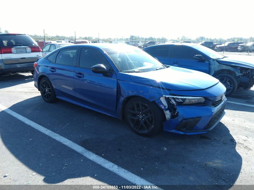 2022 HONDA CIVIC SEDAN SPORT VIN: 2HGFE2F54NH540093