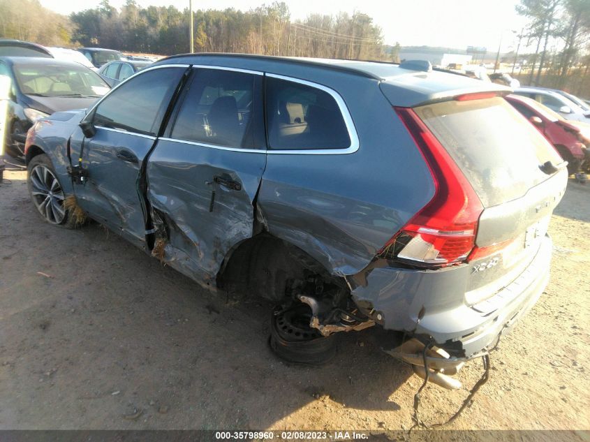 2022 VOLVO XC60 MOMENTUM VIN: YV4L12DK1N1002744